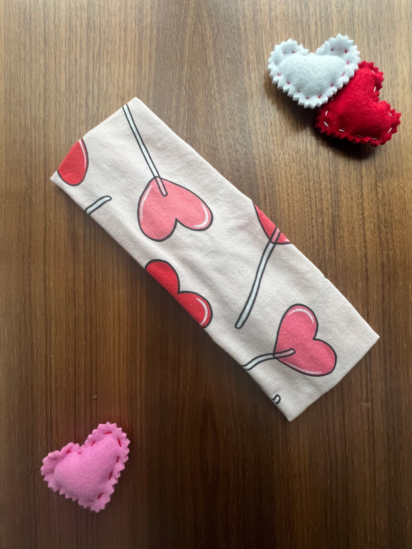 Heart Lollipop Headband-Valentine Collection