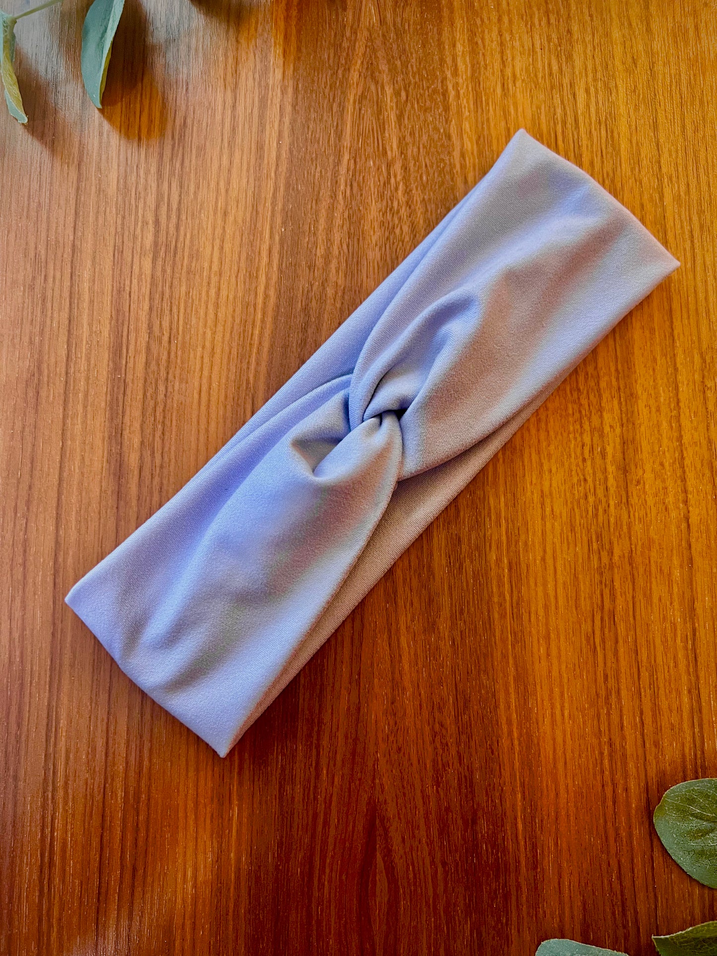 Solid Periwinkle/ Lavendar Twist Knot Headband