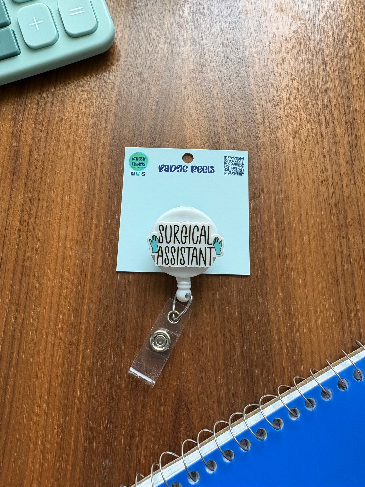 Surgical Assistant Badge Reel