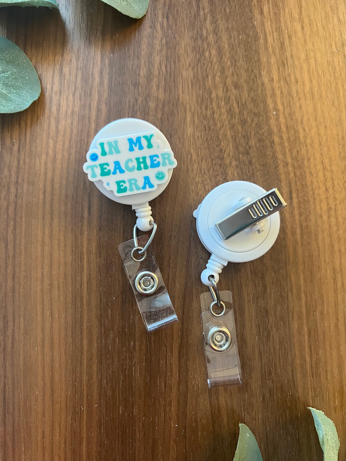 In My Teacher Era - Teal & Blue Badge Reel