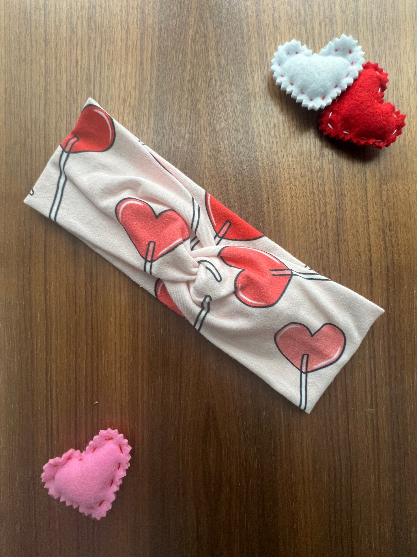 Heart Lollipop Headband-Valentine Collection