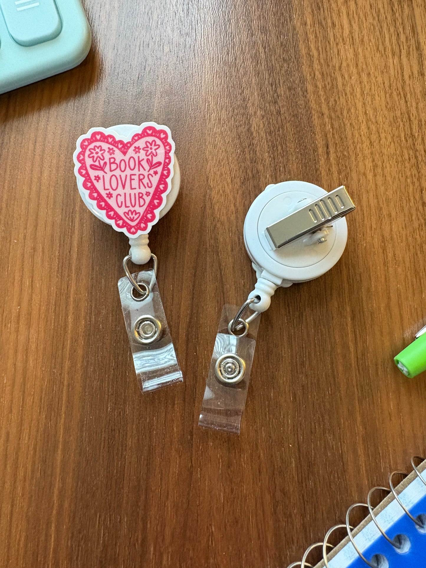 Book Lovers Club Badge Reel