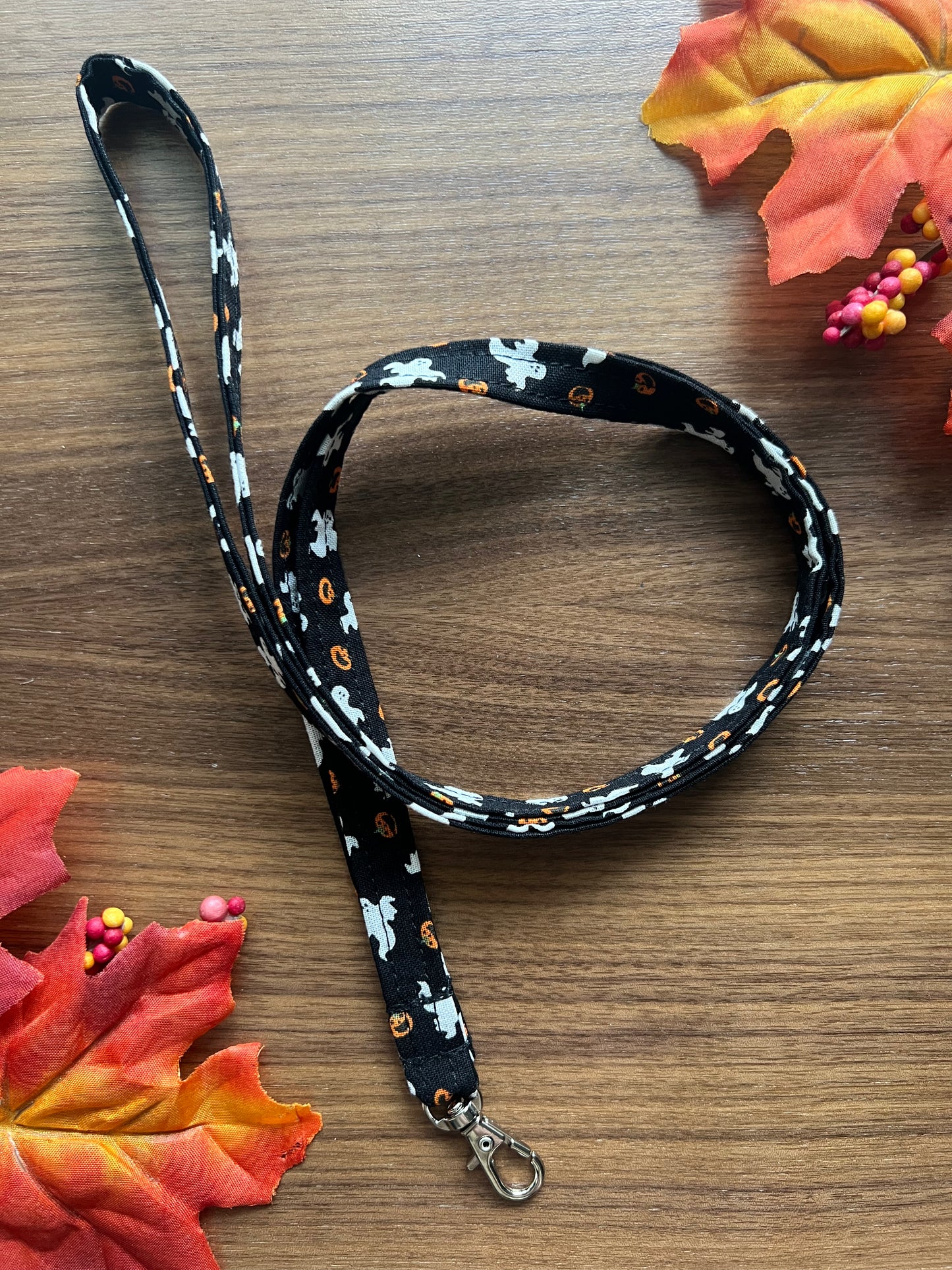 Ghosts and Pumpkins Lanyard - Spooky Collection