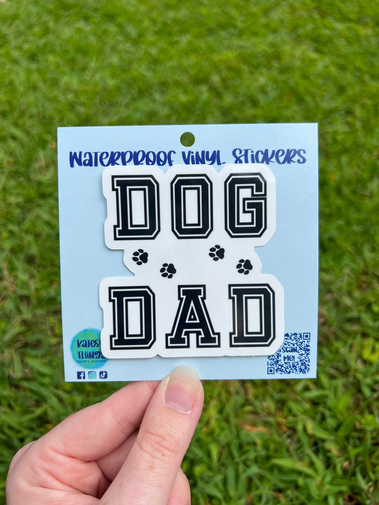 Dog Dad Vinyl Sticker