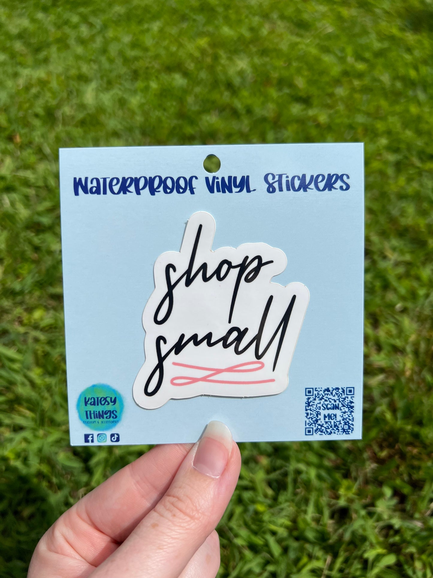 Shop Small Vinyl Sticker