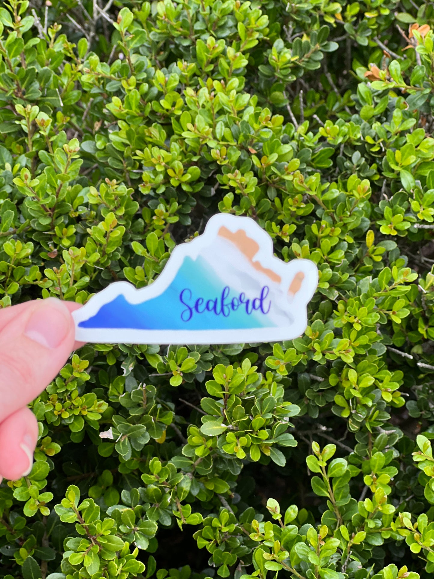 Seaford VA Beach Scene Vinyl Sticker