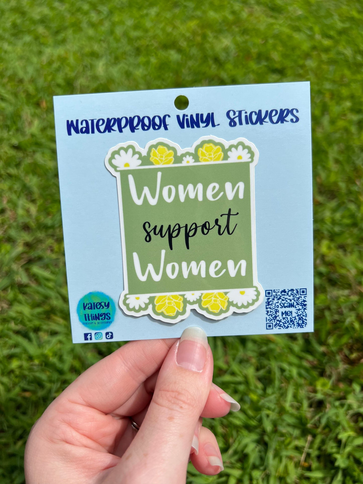 Women Support Women Vinyl Sticker