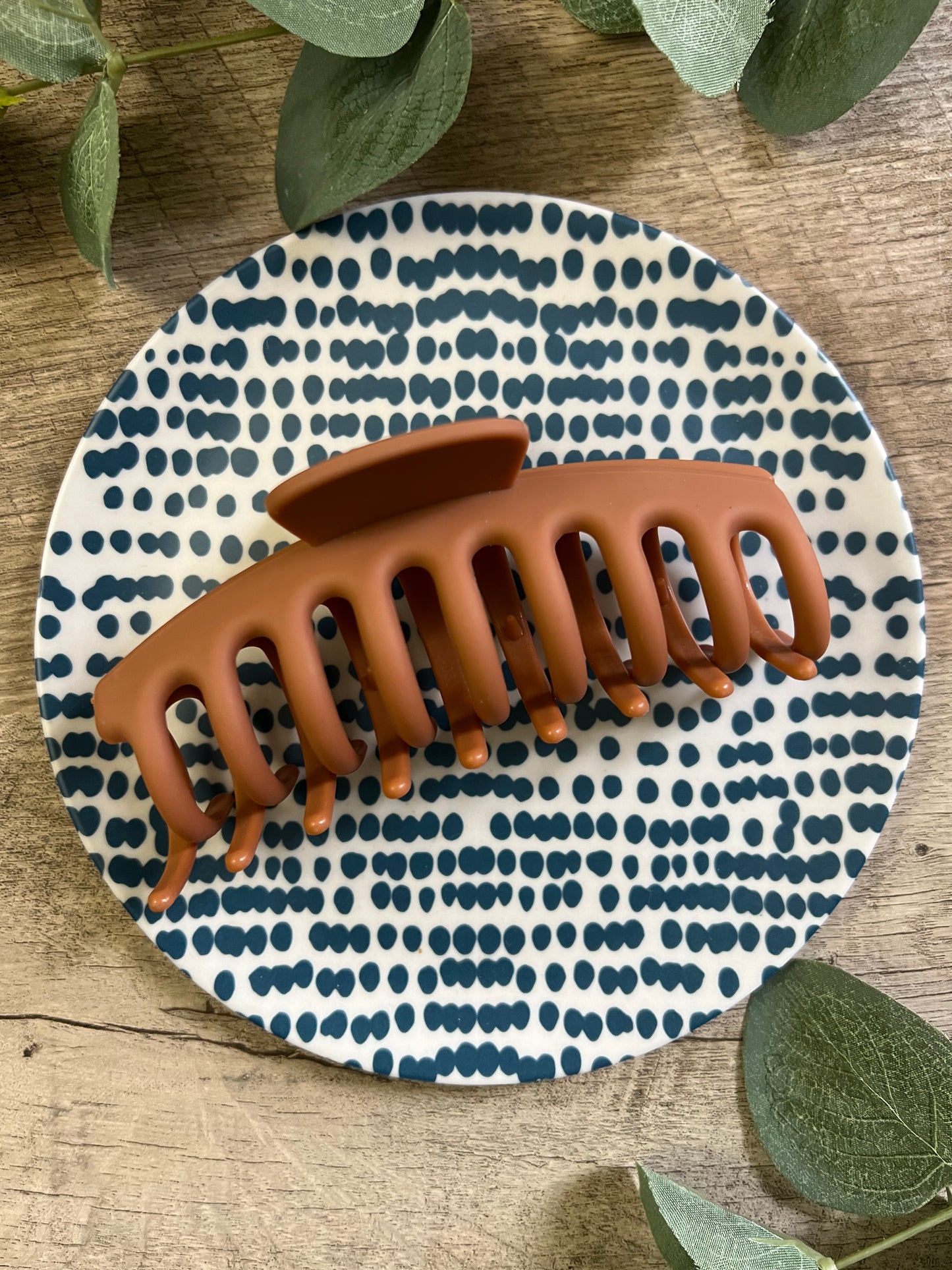 Terrazzo Clay Claw Clip