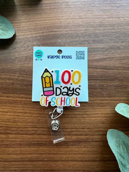 100 Days of School Badge Reel