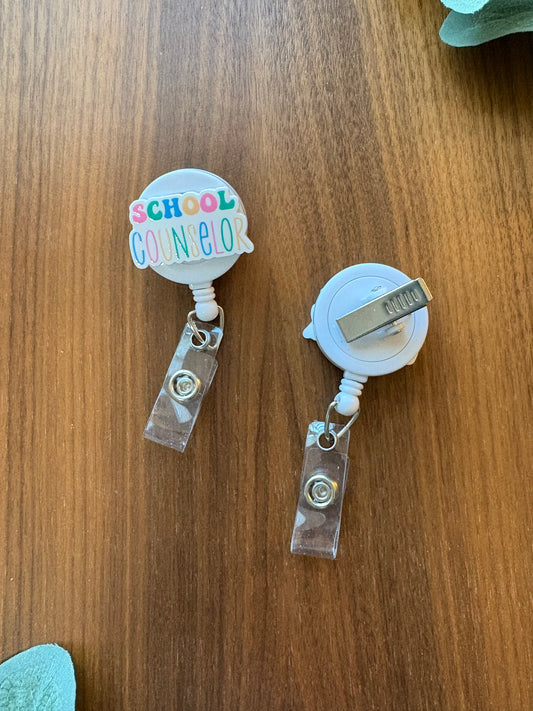 School Counselor Badge Reel