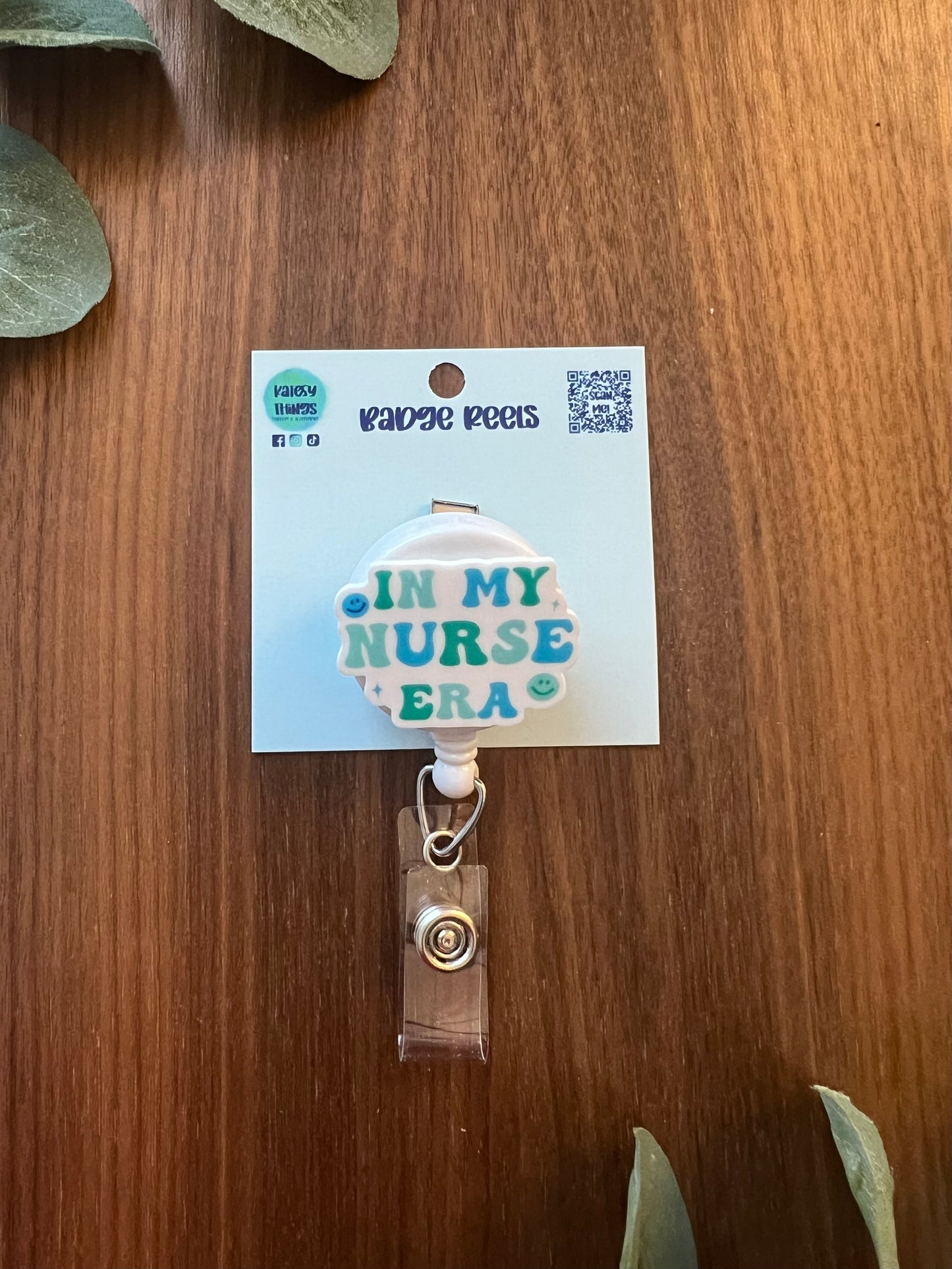 In My Nurse Era - Teal & Blue Badge Reel