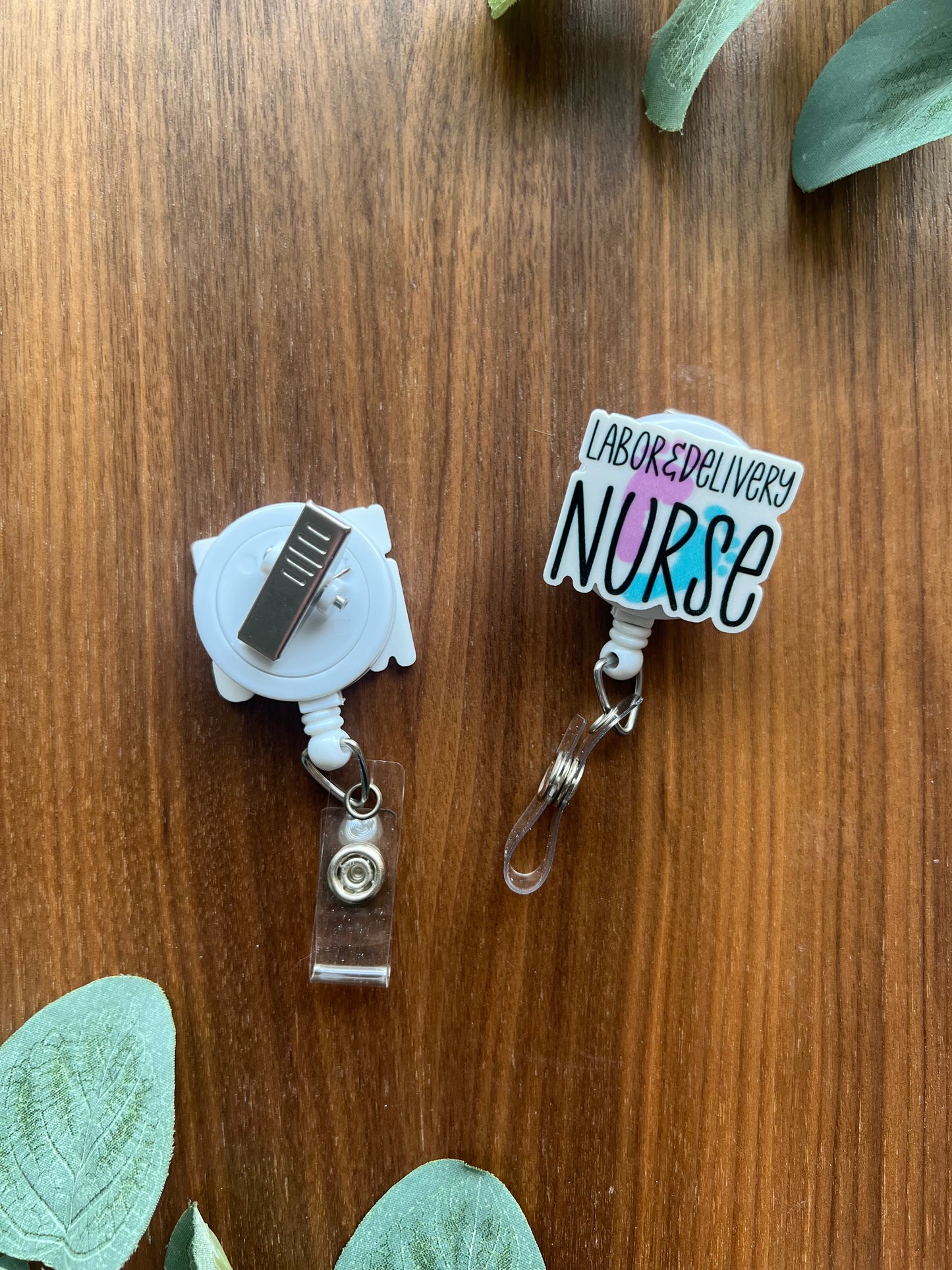 Labor & Delivery Nurse Badge Reel