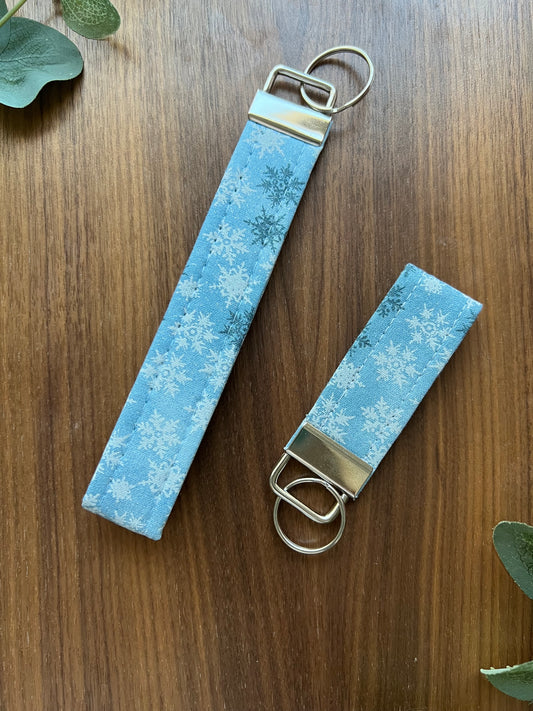 Snowflake Fabric Key Fob-Holiday Collection