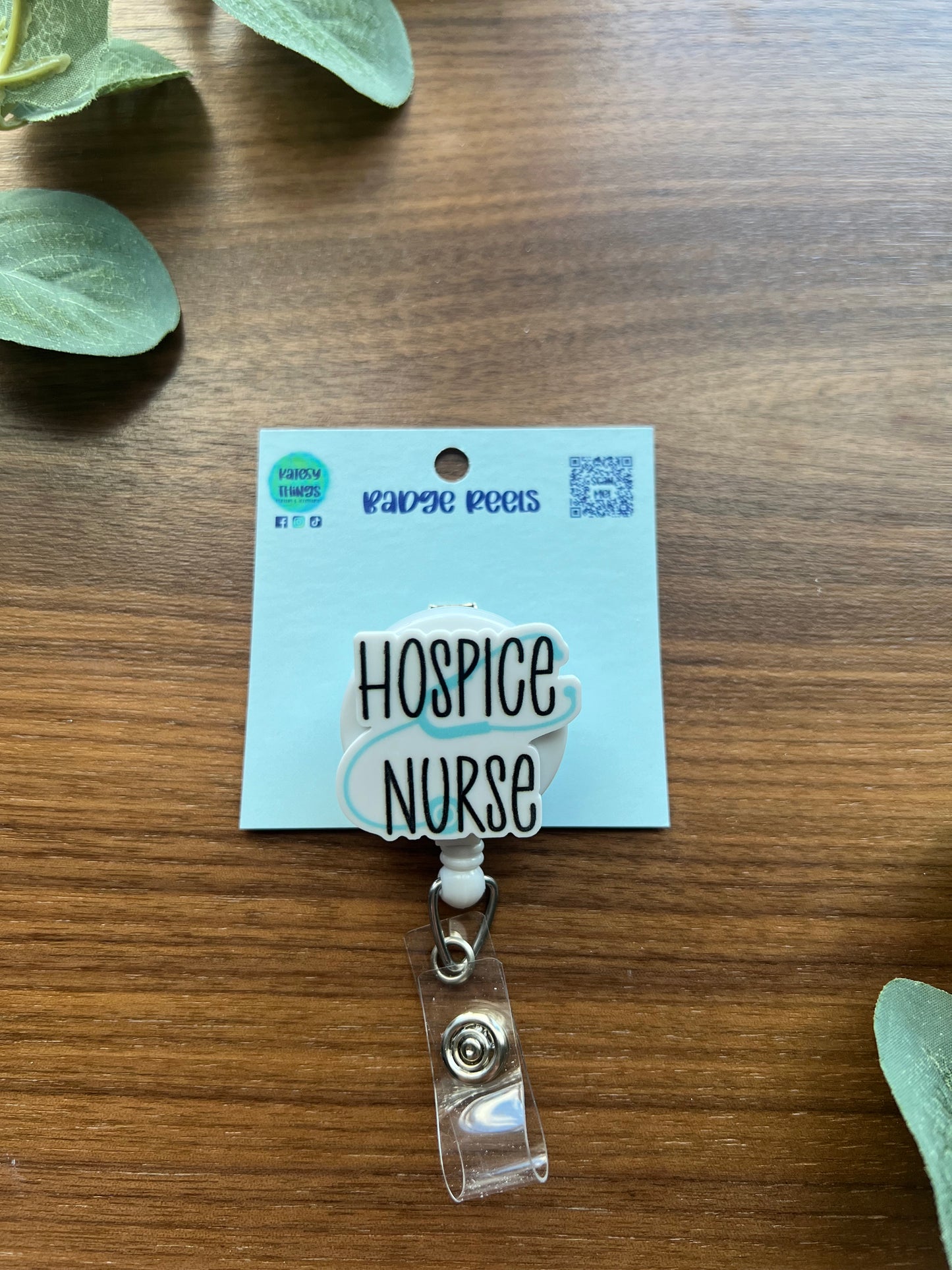 Hospice Nurse Badge Reel