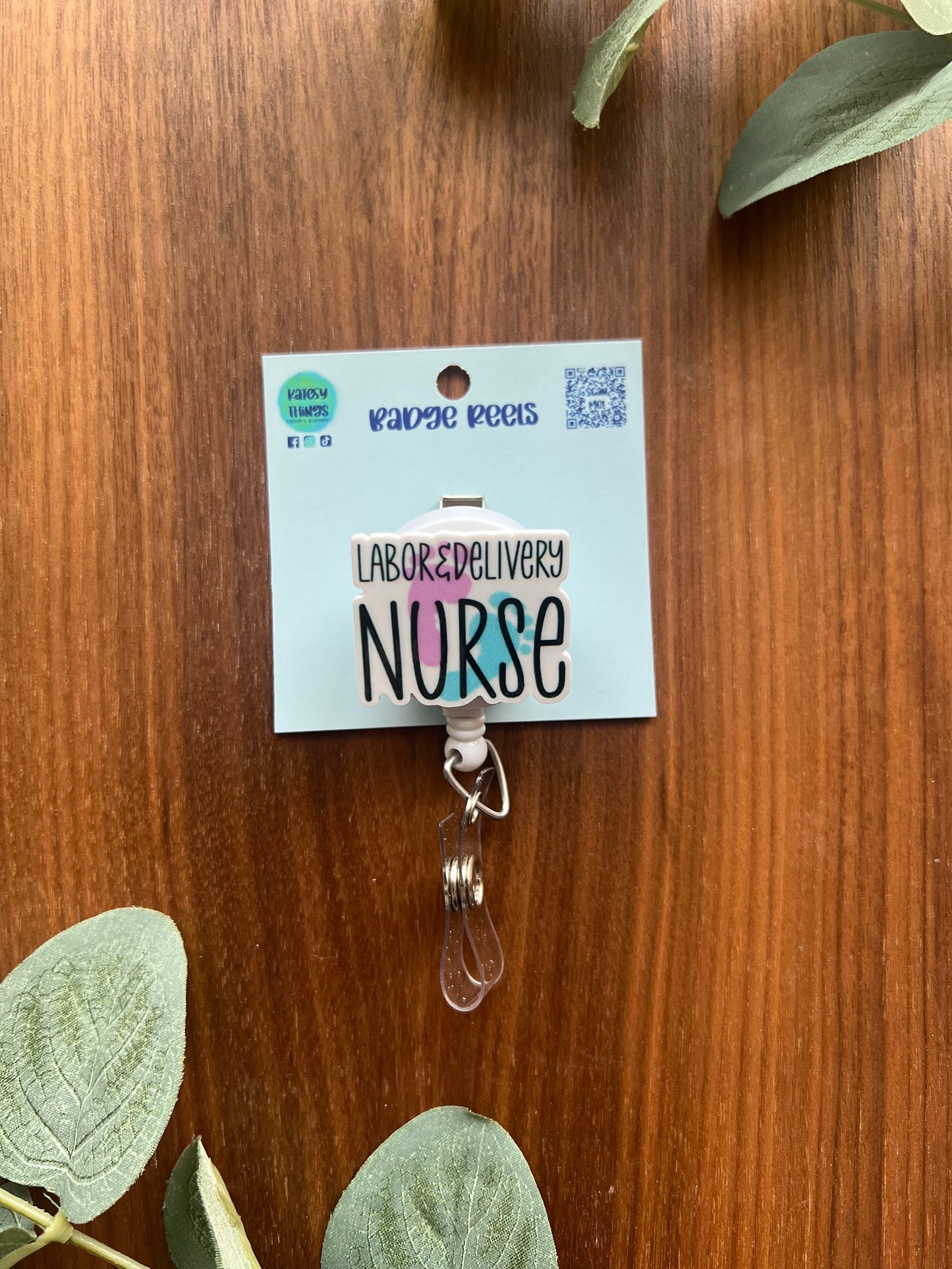 Labor & Delivery Nurse Badge Reel