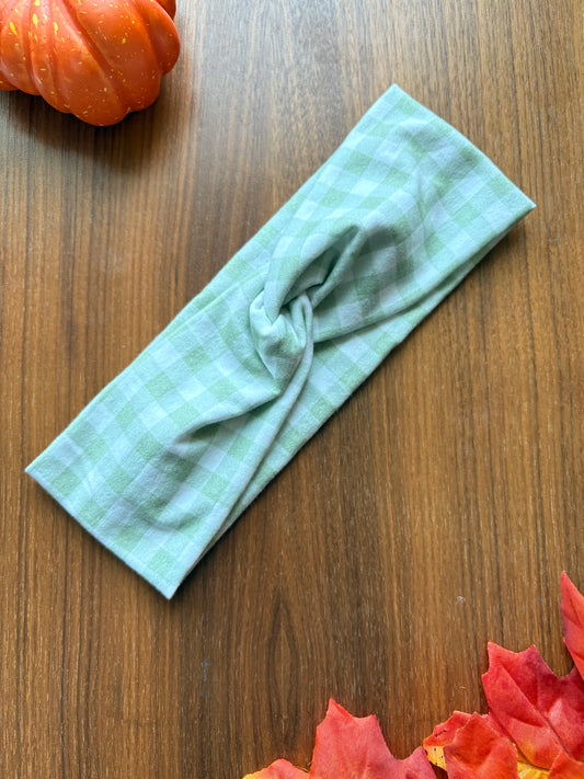 Fall Plaid Headband - Spooky Collection