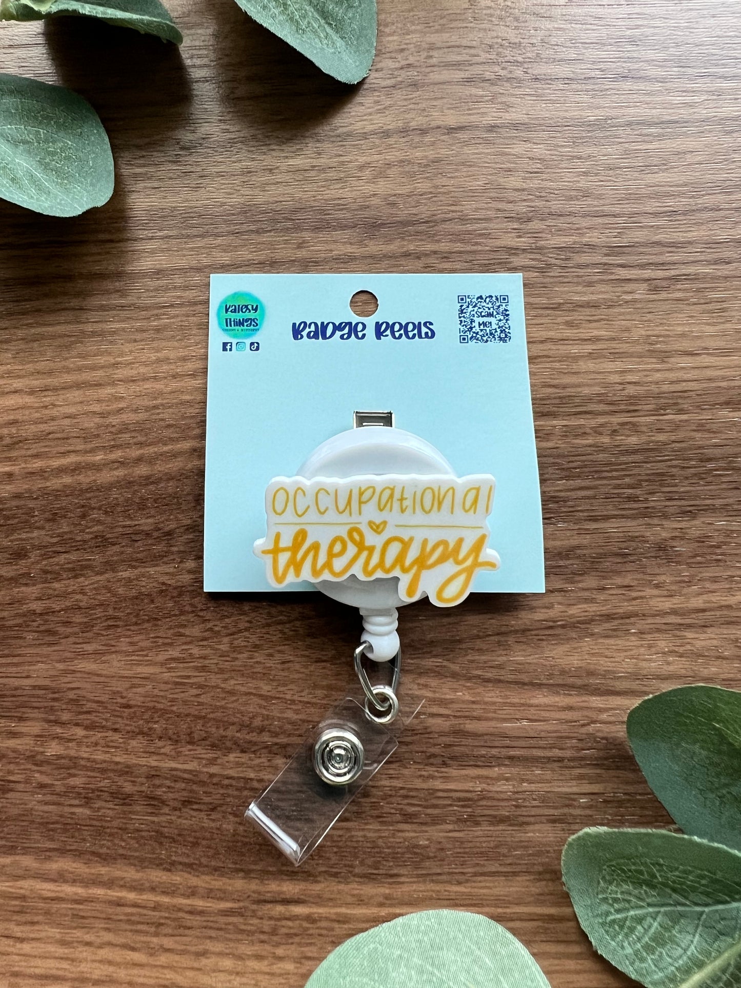 Occupational Therapy Badge Reel