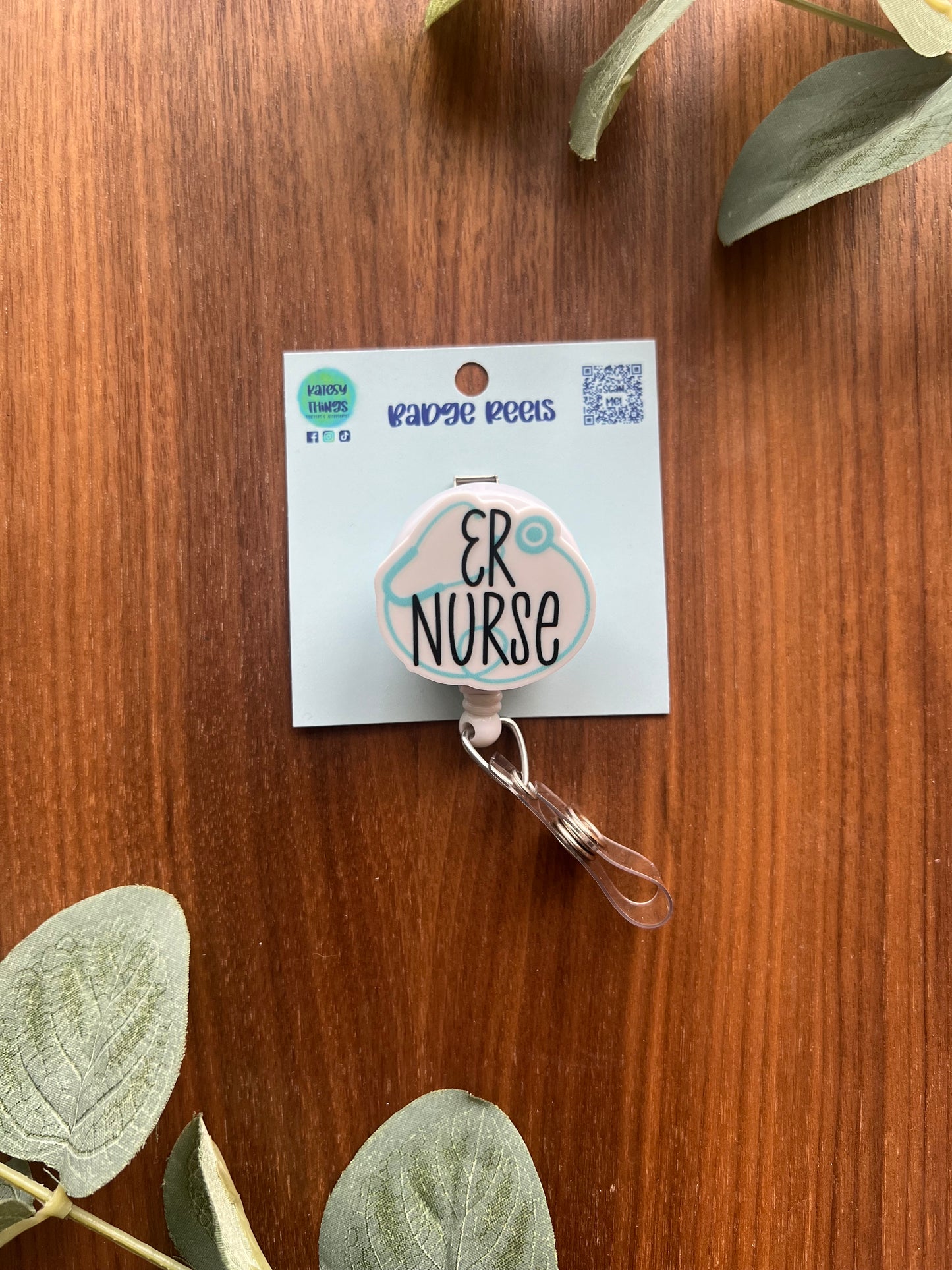 ER Nurse Badge Reel