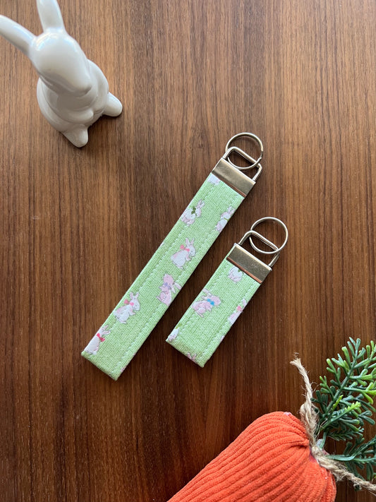 Bunny Fabric Key Fob-Easter Collection