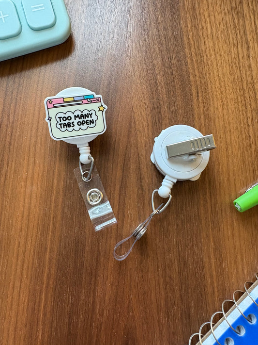 Too Many Tabs Open Badge Reel