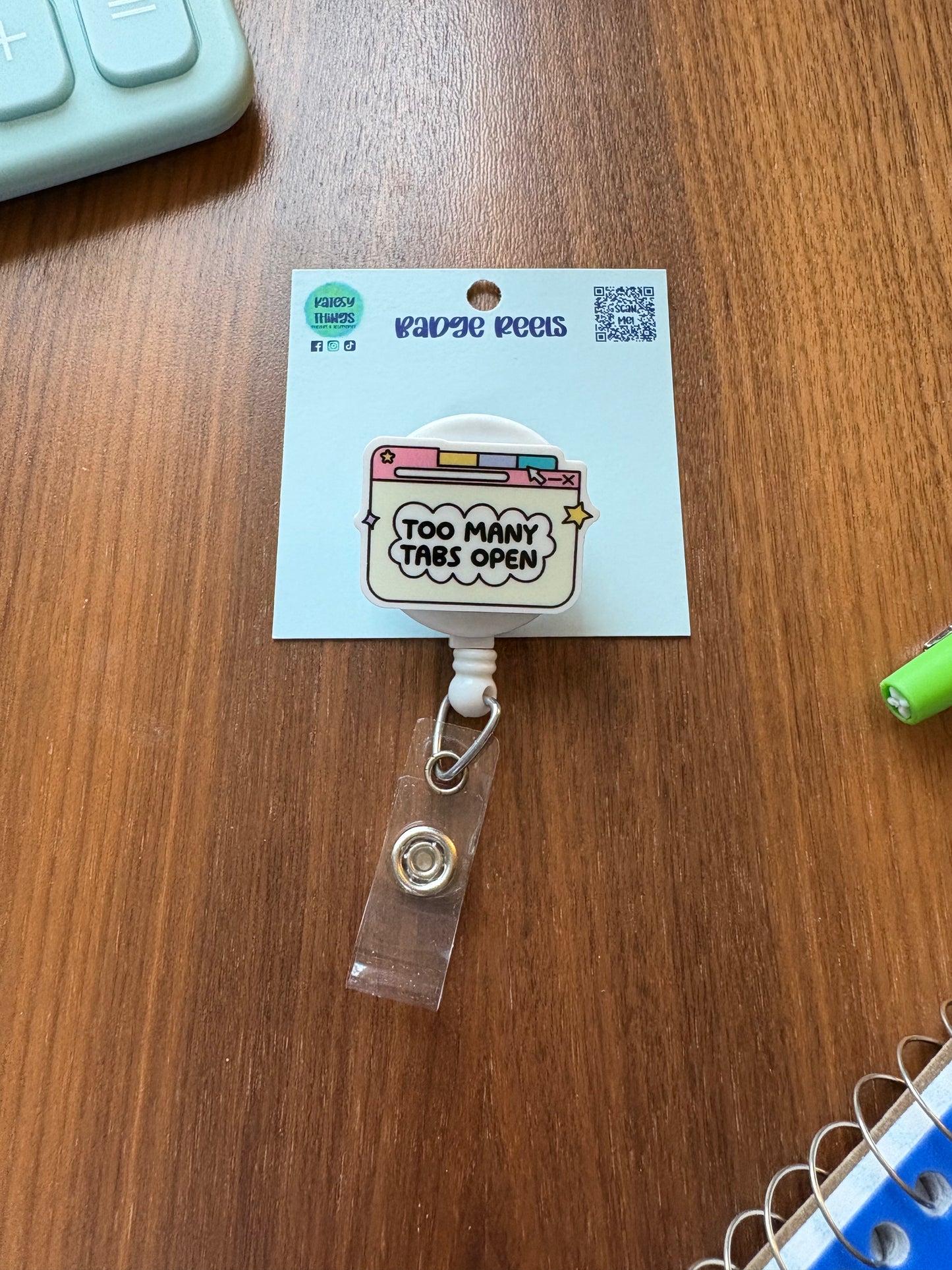 Too Many Tabs Open Badge Reel