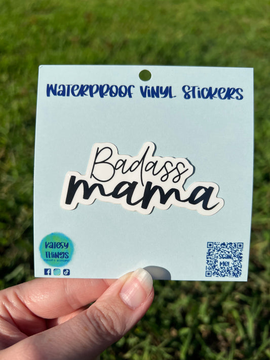 Badass Mama Vinyl Sticker