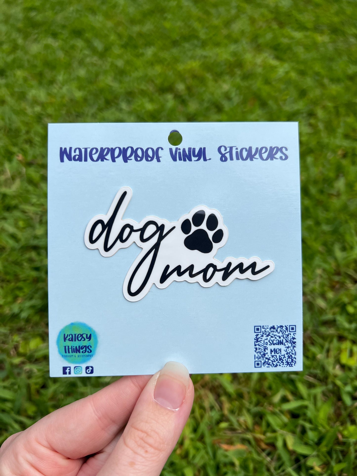 Dog Mom Vinyl Sticker