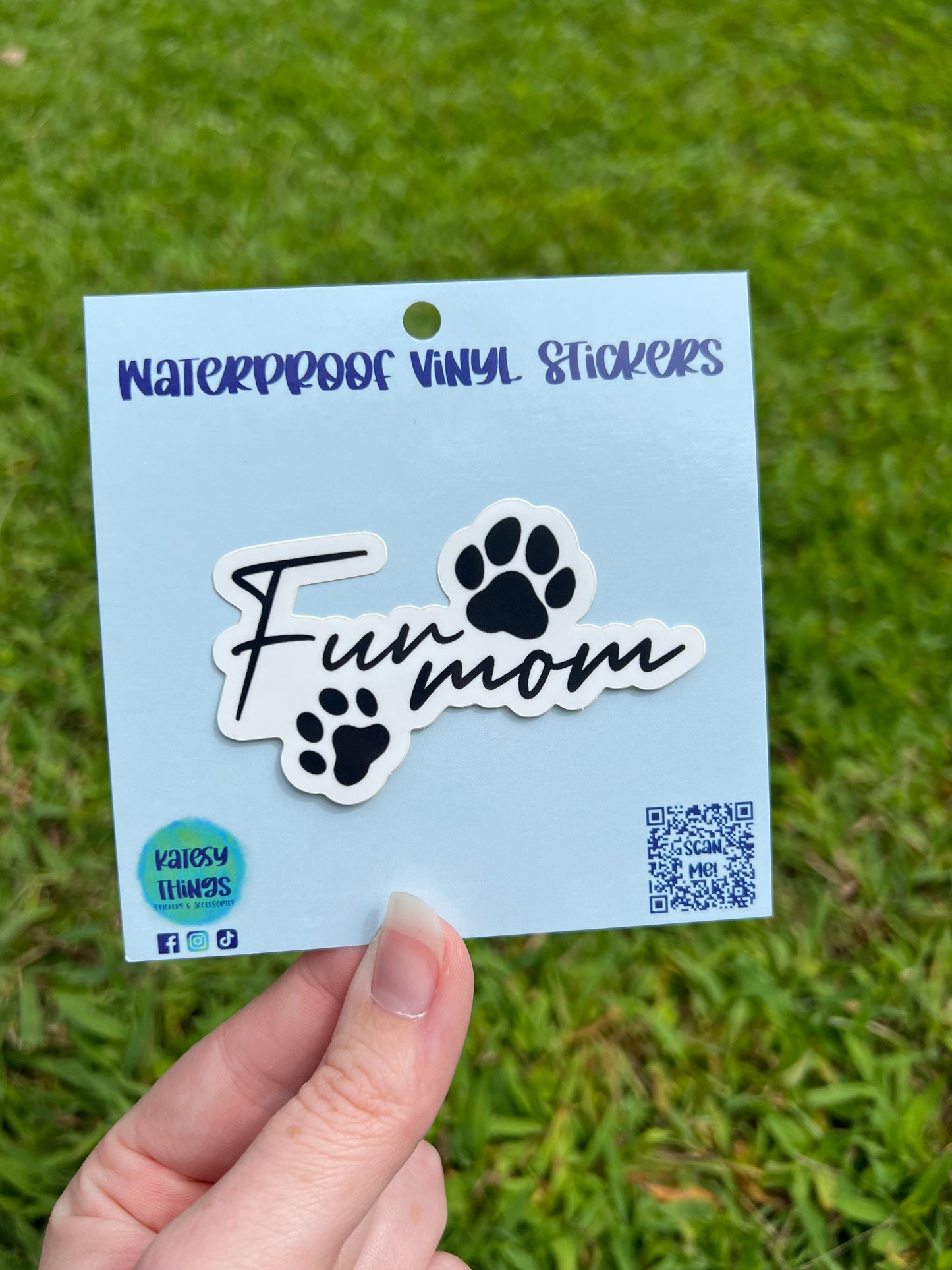 Fur Mom Vinyl Sticker