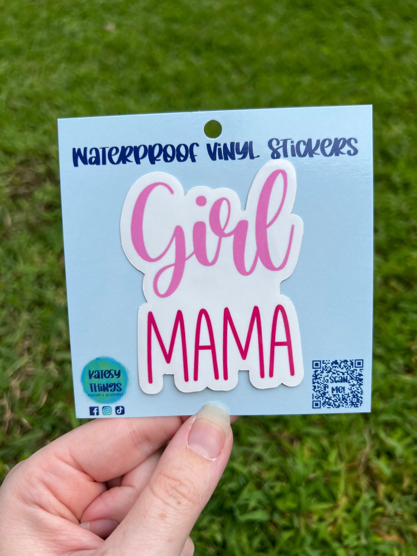 Girl Mama Vinyl Sticker