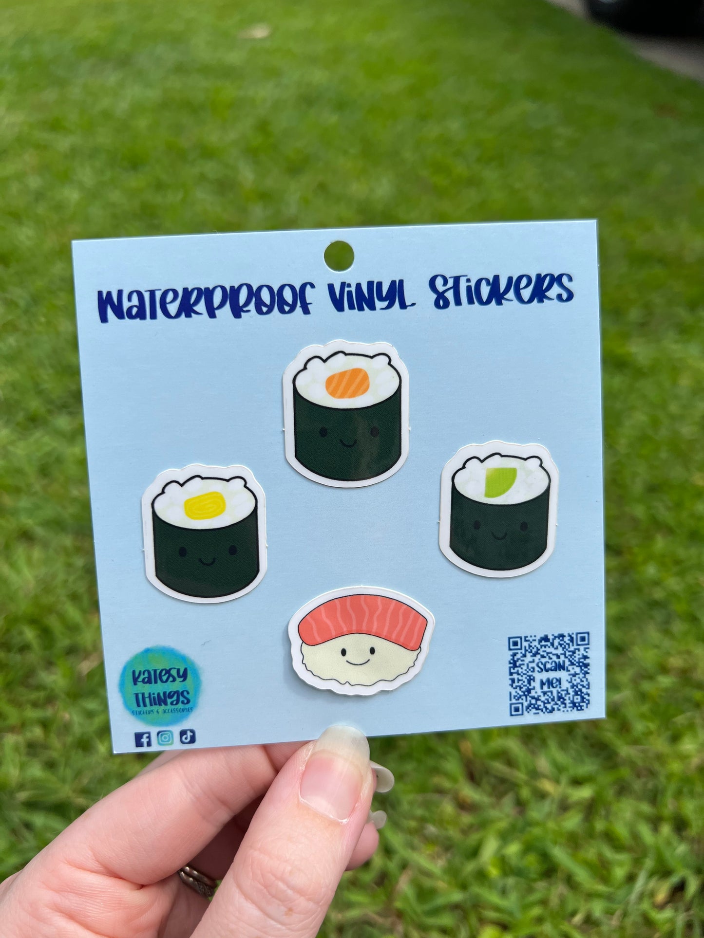 Mini Sticker Pack- Sushi Pack