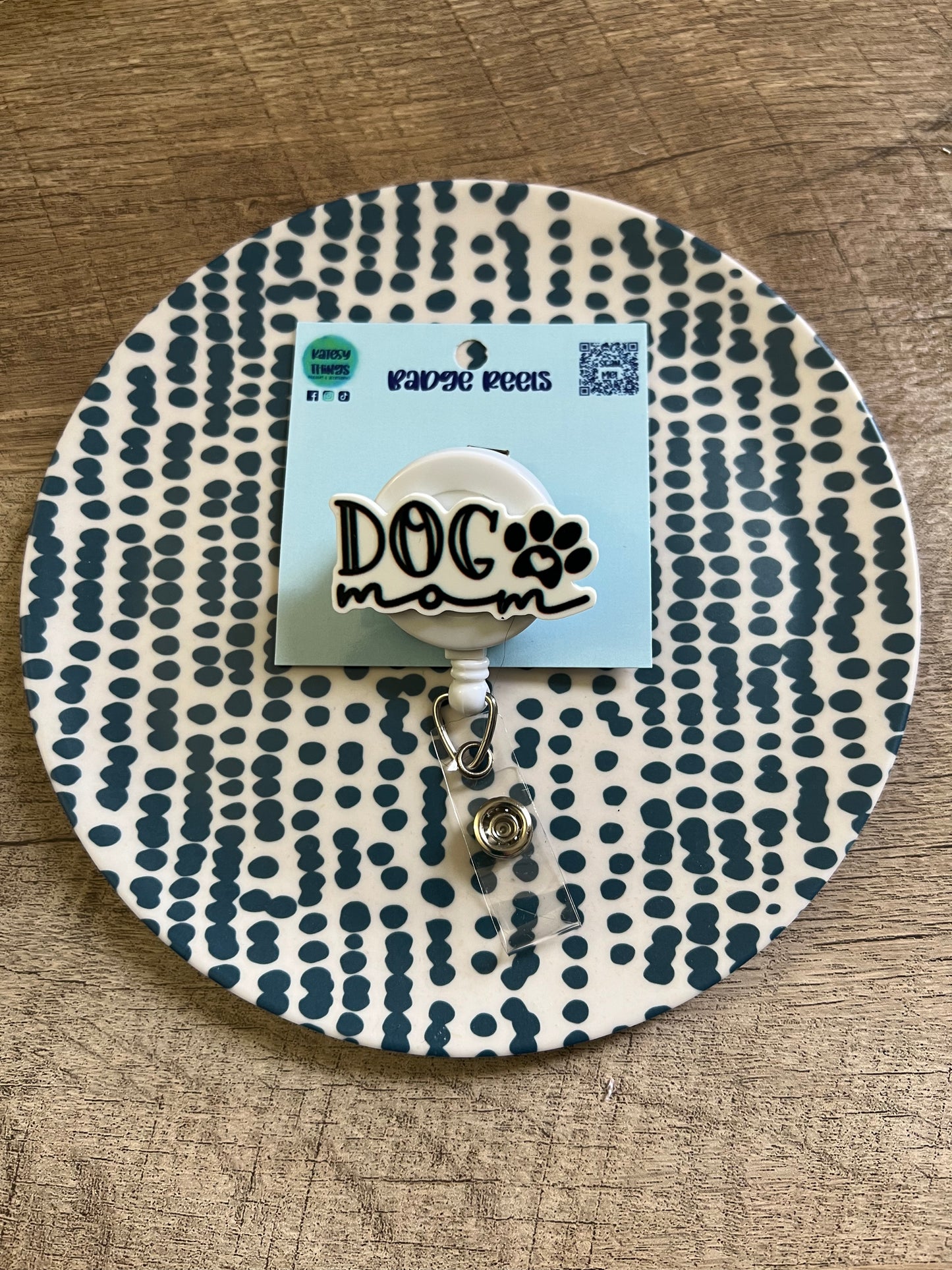 Dog Mom Badge Reel